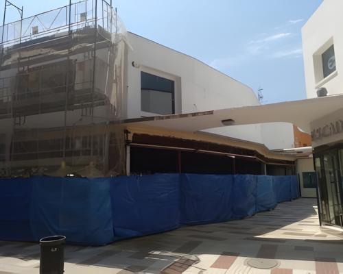 separacion de espacios en obras